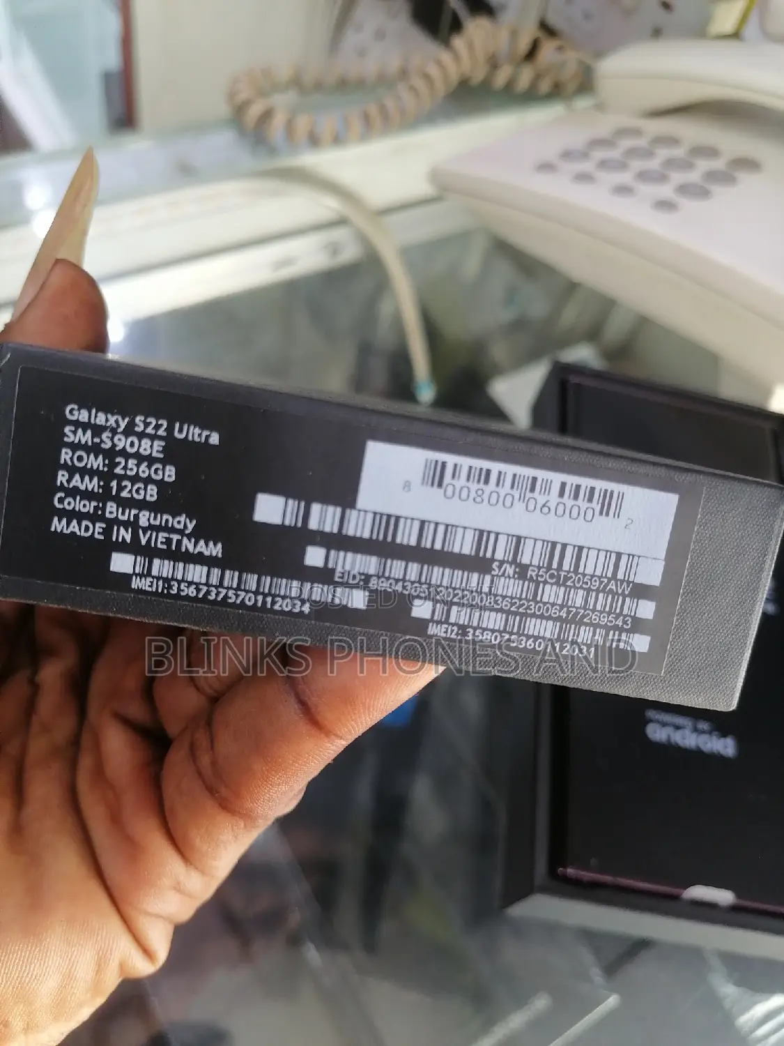 New Samsung Galaxy S22 Ultra 5G 256 GB Bronze
