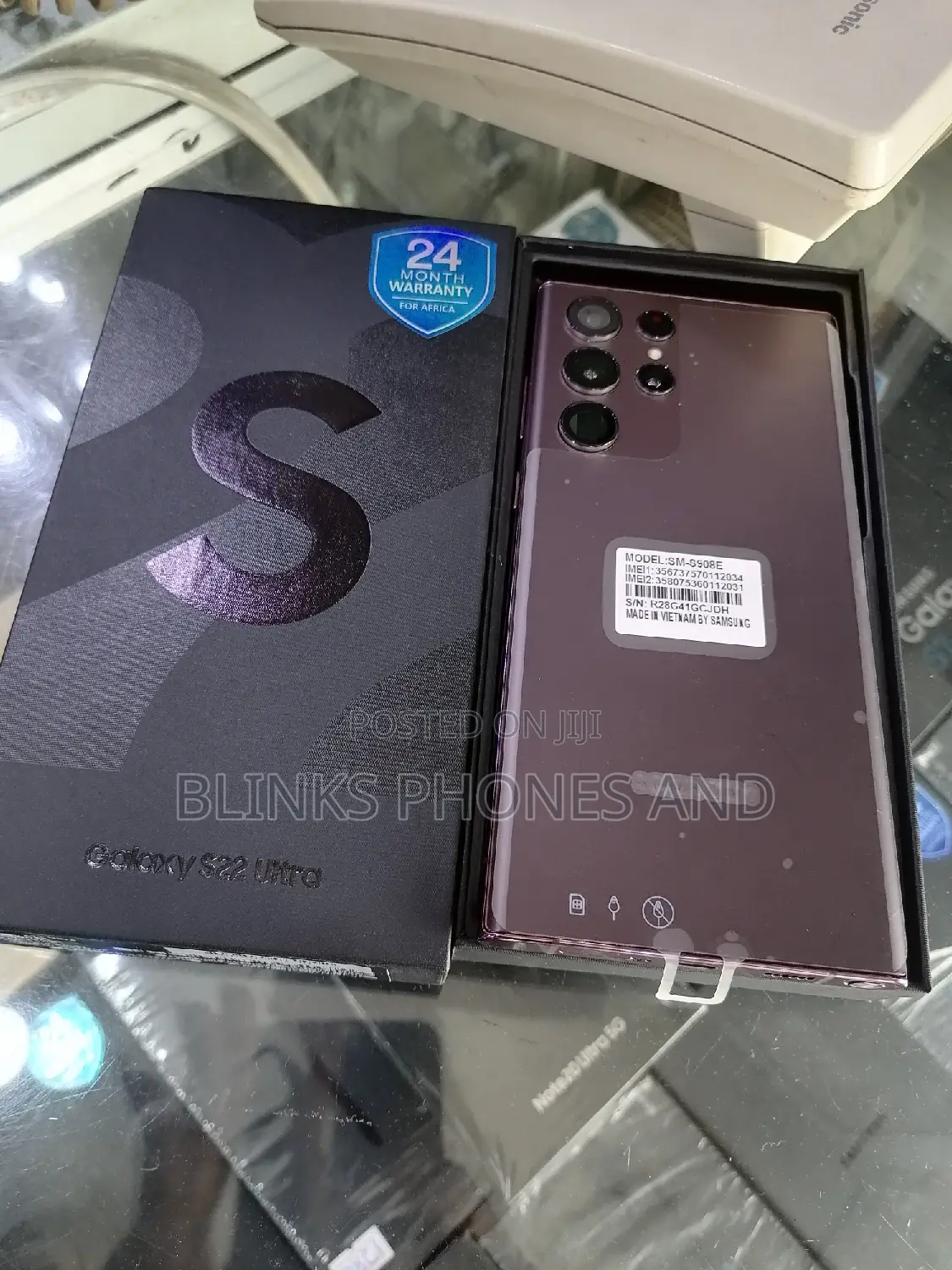 New Samsung Galaxy S22 Ultra 5G 256 GB Bronze
