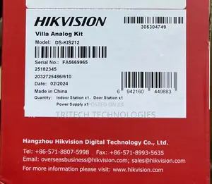 Hikvision Video Intercom Analog KIT Ds-kis212 (New Model)