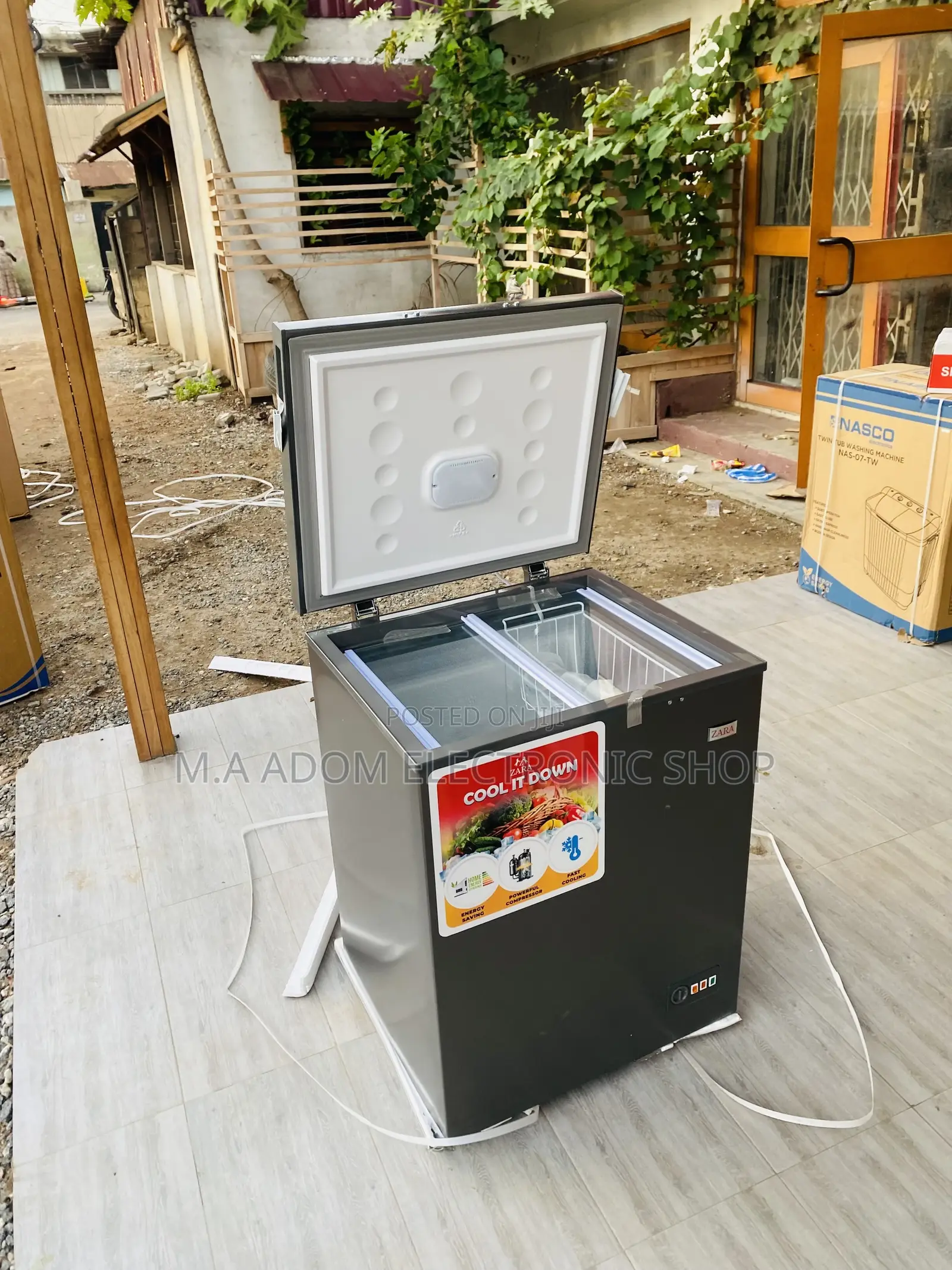 Latest and Affordable Zara 200 1 Door Electric Freezer,Gray
