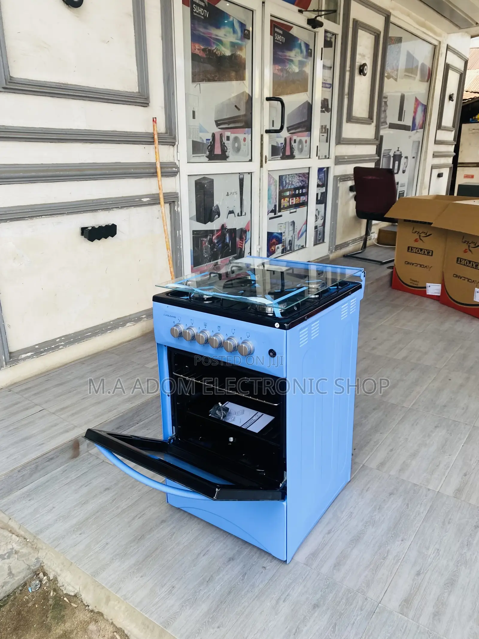Purchase Volcano 50x50 4 Gas Burner With Oven(Blue).