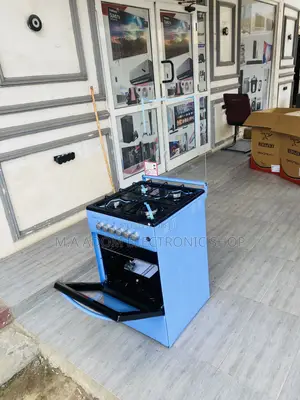Latest and Affordable Volcano Oven and Grill 4 Burner(Blue).