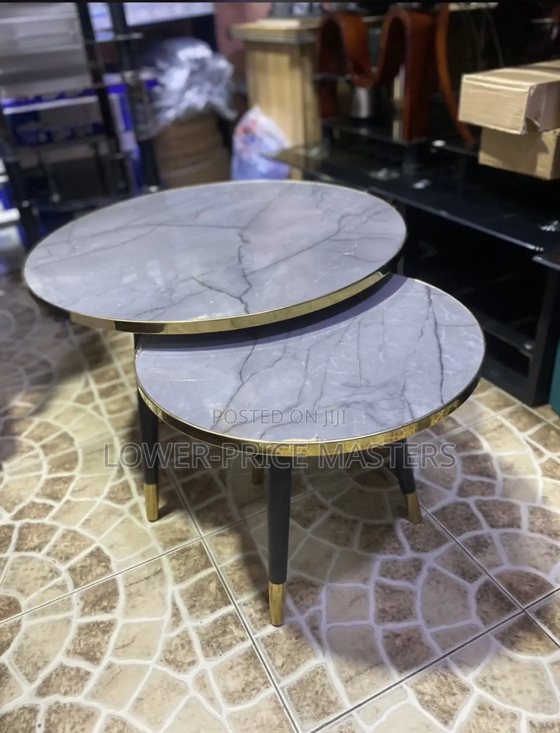 2 in 1 Marble Coffee Table