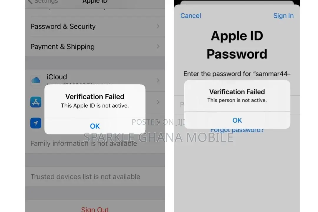 Fix This Apple Id Not Active