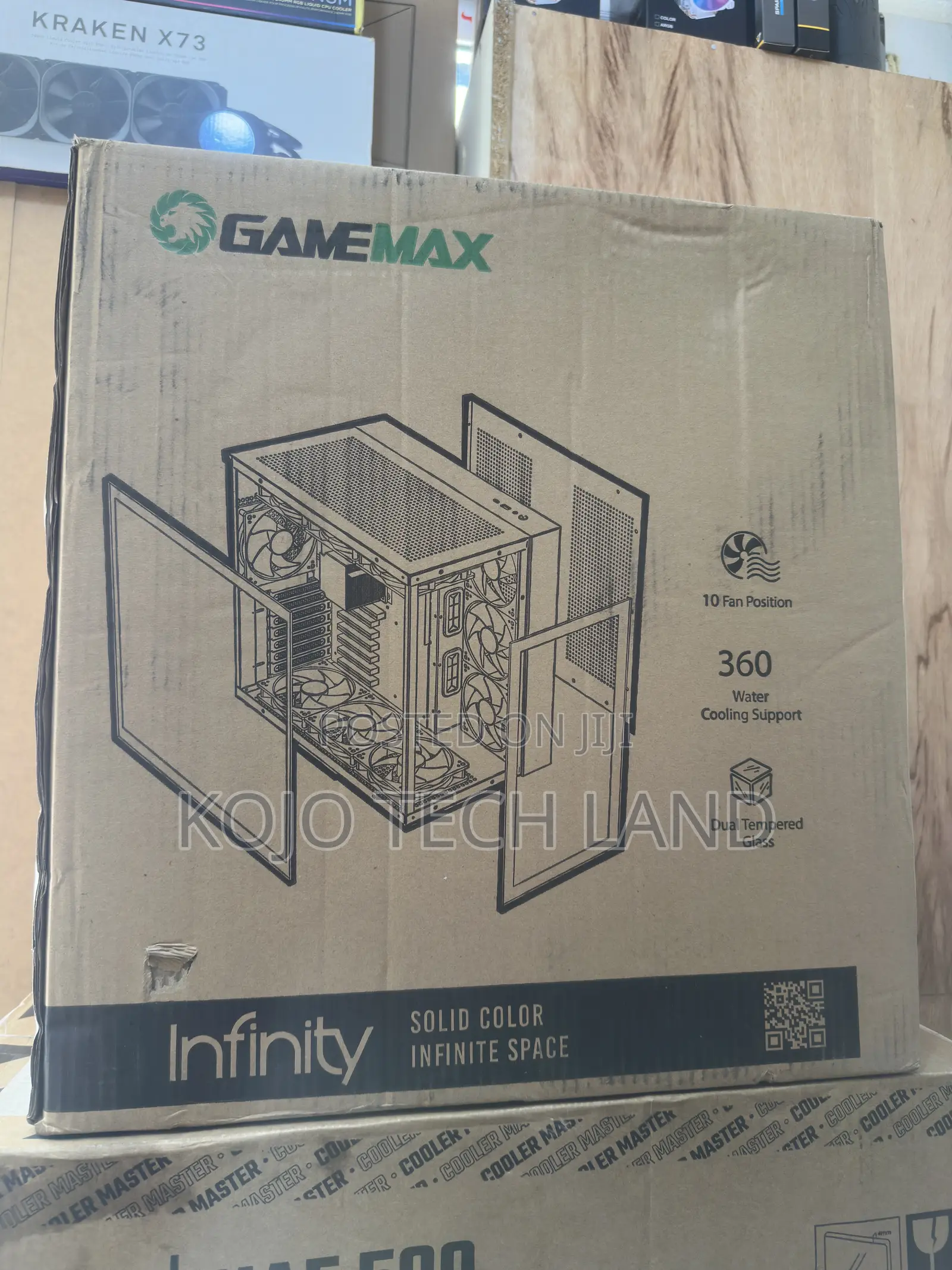 Gamemax Infinity Black Type C Gaming Computer Case