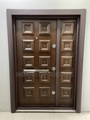 Brawnytee Luxury Kabartma Wooden Security Guard Doors