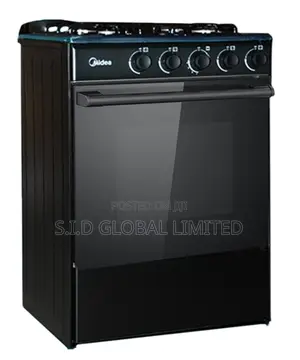 Midea 60x60cm Gas Cooker With 4 Burner BME62058-D-S