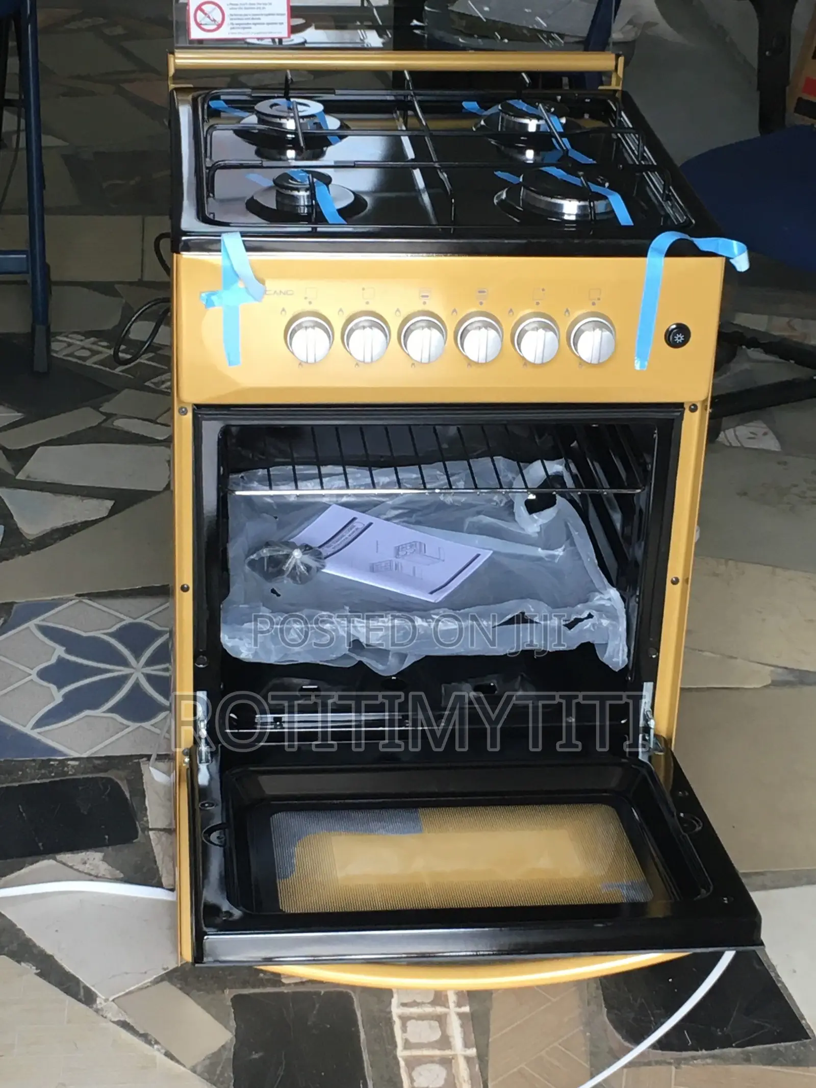 Premium Volcano 50x50 4B Gas Cooker in Accra Metropolitan Kitchen