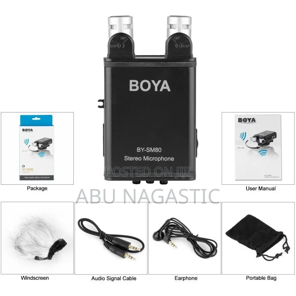 Boya BY-SM80 Stereo Microphone
