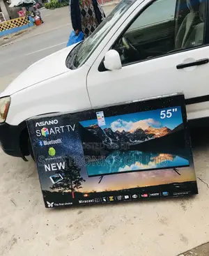 Smart UHD Black Glossy Asano 55 Inches Glossy Led Tv