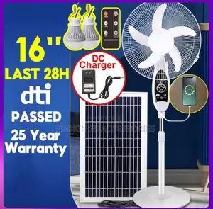 Gdtimes 16 Inches Rechargeable Fan