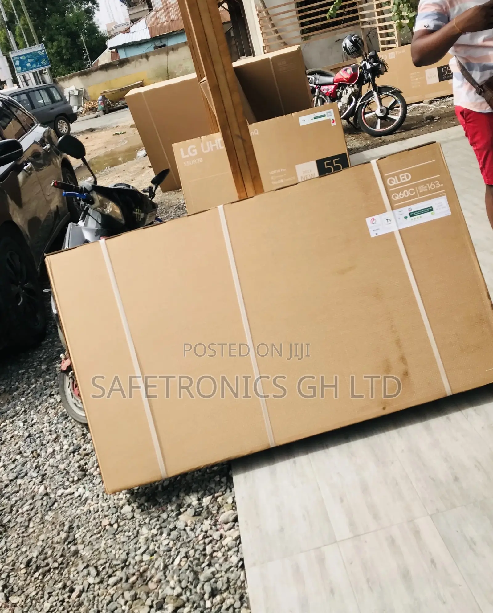 Smart 65 Inches Glossy Q60C Samsung UHD Qled Electric Tv