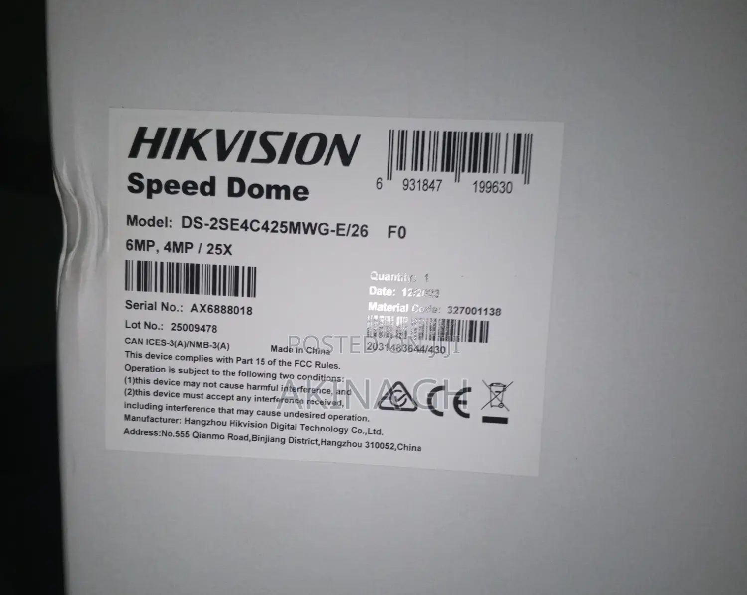 Hikvision Tandemvu 6+4mp 25x Colorvu Ir Panoramic PTZ Camera