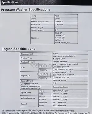 Predator Gas Powered Pressure Washer