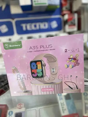 A35 Plus Smartwatch + Neckband Earbud Bracelet (Val’S Day Promo)
