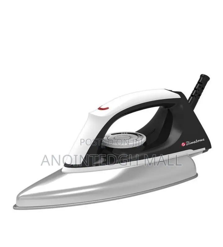Metal Electric Dry Iron - Black/Silver