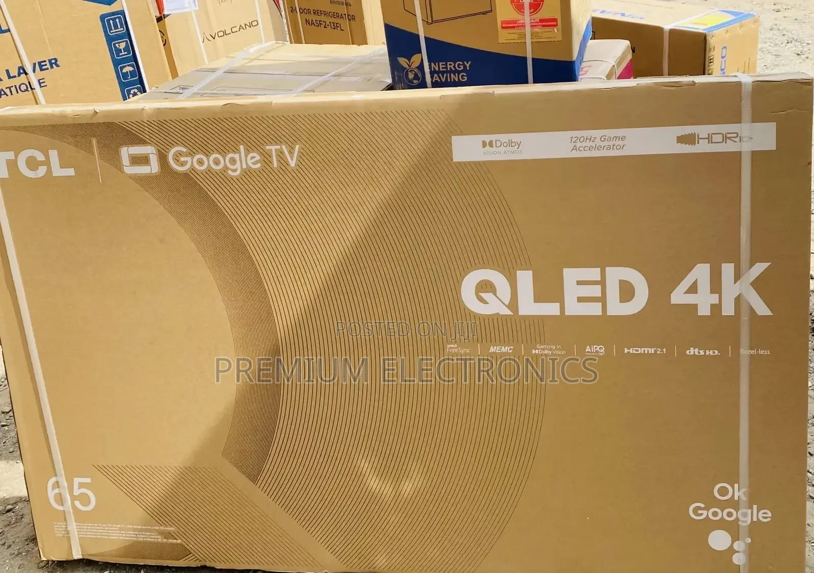 High Quality Bezel-less Design Tcl 65p7k Uhd Android Tv, Google Tv