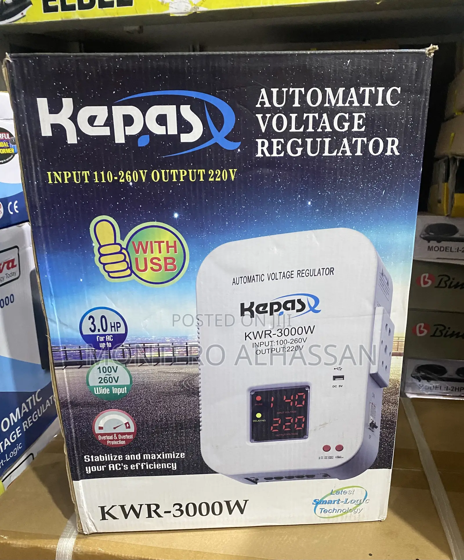 KWR 3000watts Kepas Wall Mounted Stabilizer