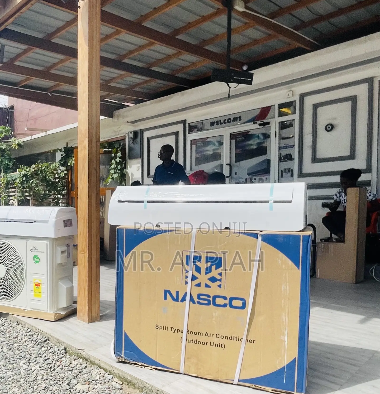 Fast Cooling Nasco 2.5hp Split Type Electric Ac(Mirror)R410