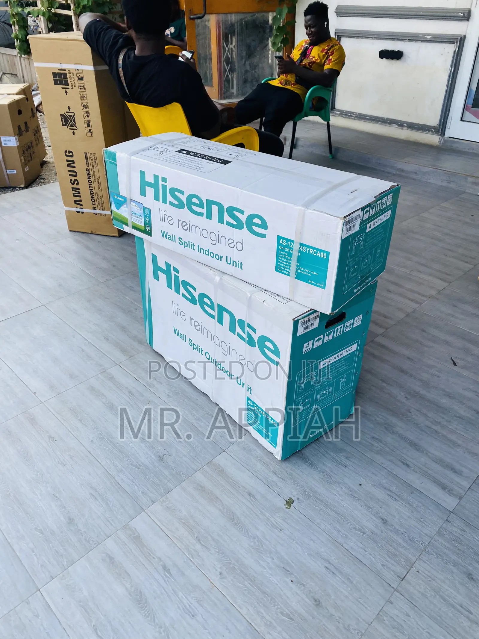 Durable Hisense 2.5hp Split Type Electric Ac(White).