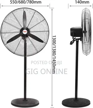 26'' Industrial Standing Fan