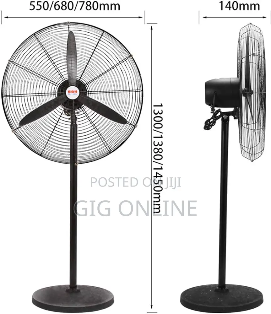 26'' Industrial Standing Fan