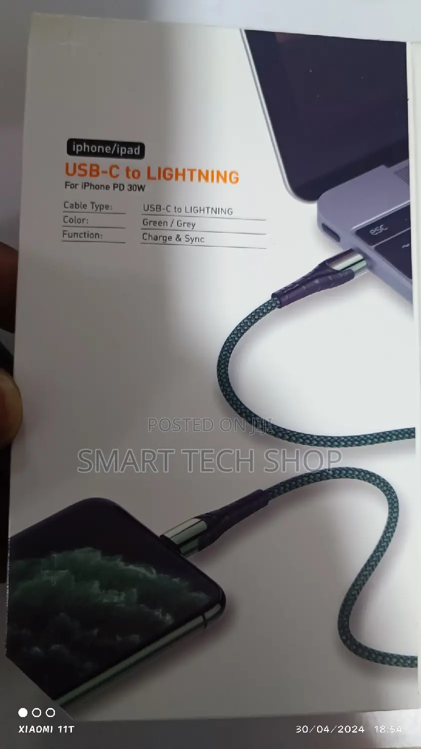 USB-C to LIGHTNING for iPhone PD 30W iPhone 8 to iPhone 13