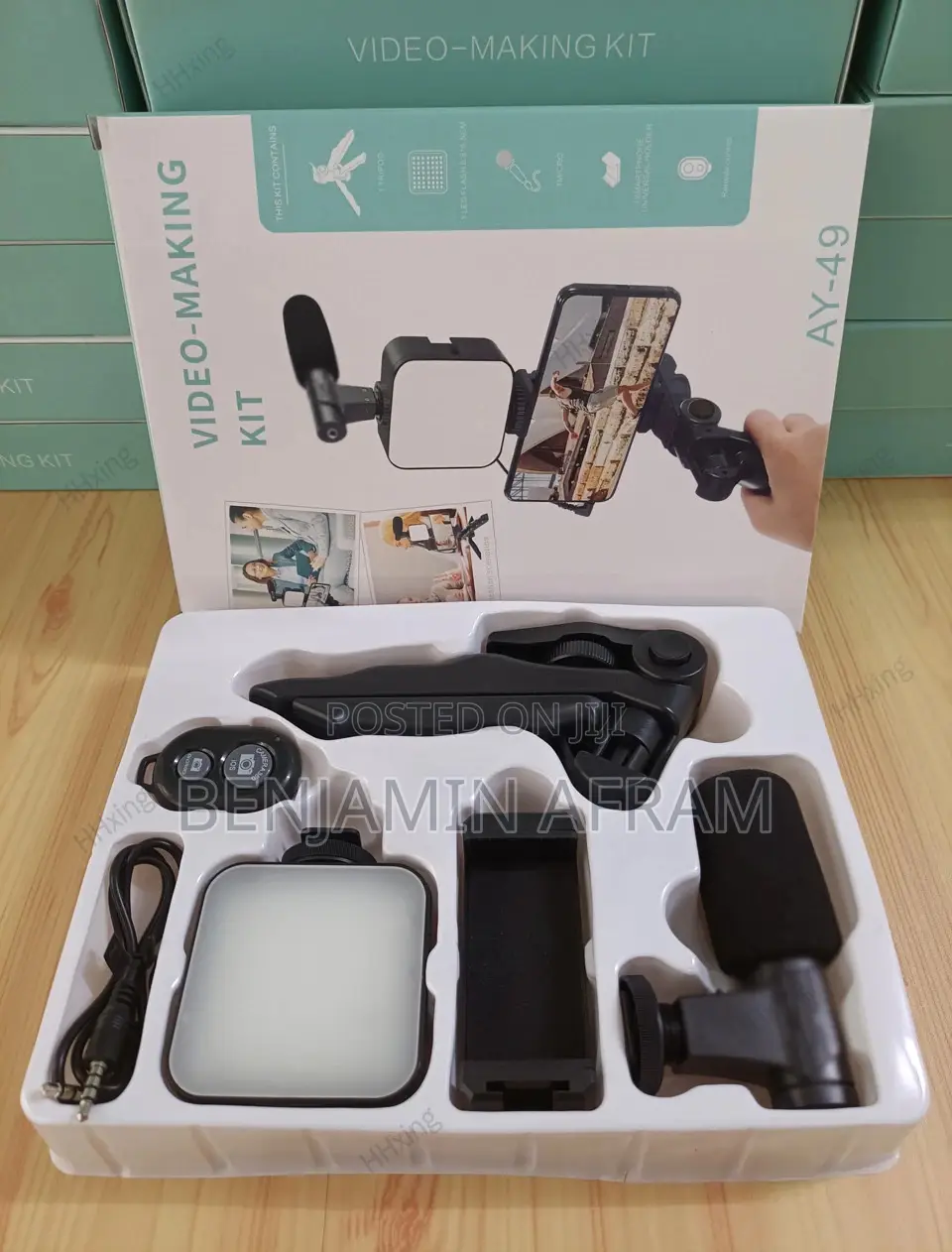 Tripod With Light and Mic