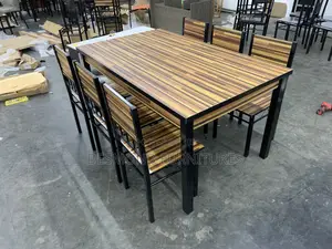Wood Dining Table With 4 Chairs
