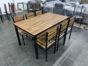 Wood Dining Table With 4 Chairs