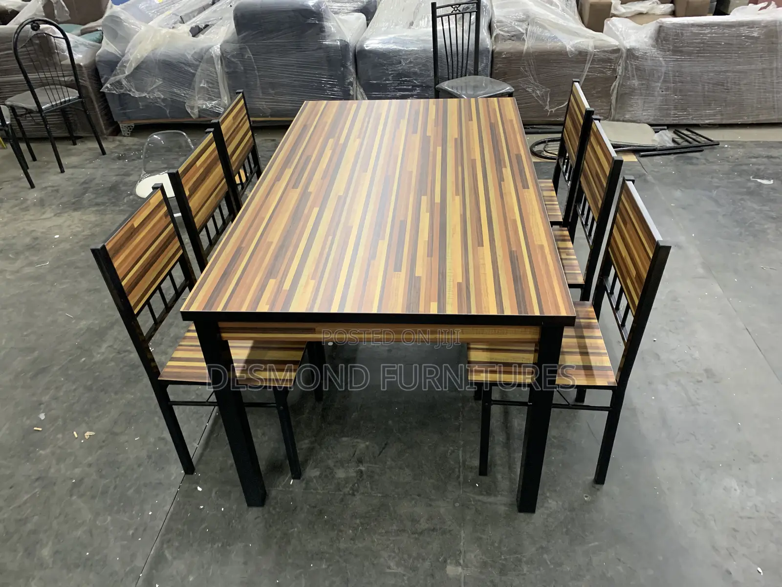 Wood Dining Table With 4 Chairs
