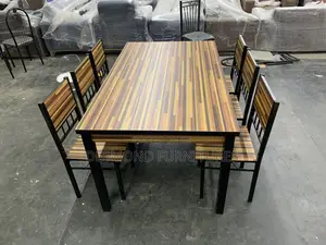 Wood Dining Table With 4 Chairs