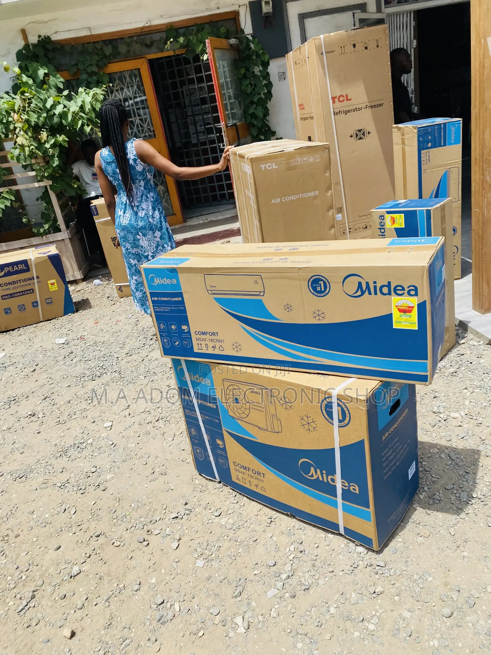 Affordable Midea 2.0hp Split Type Air Conditioner(White).