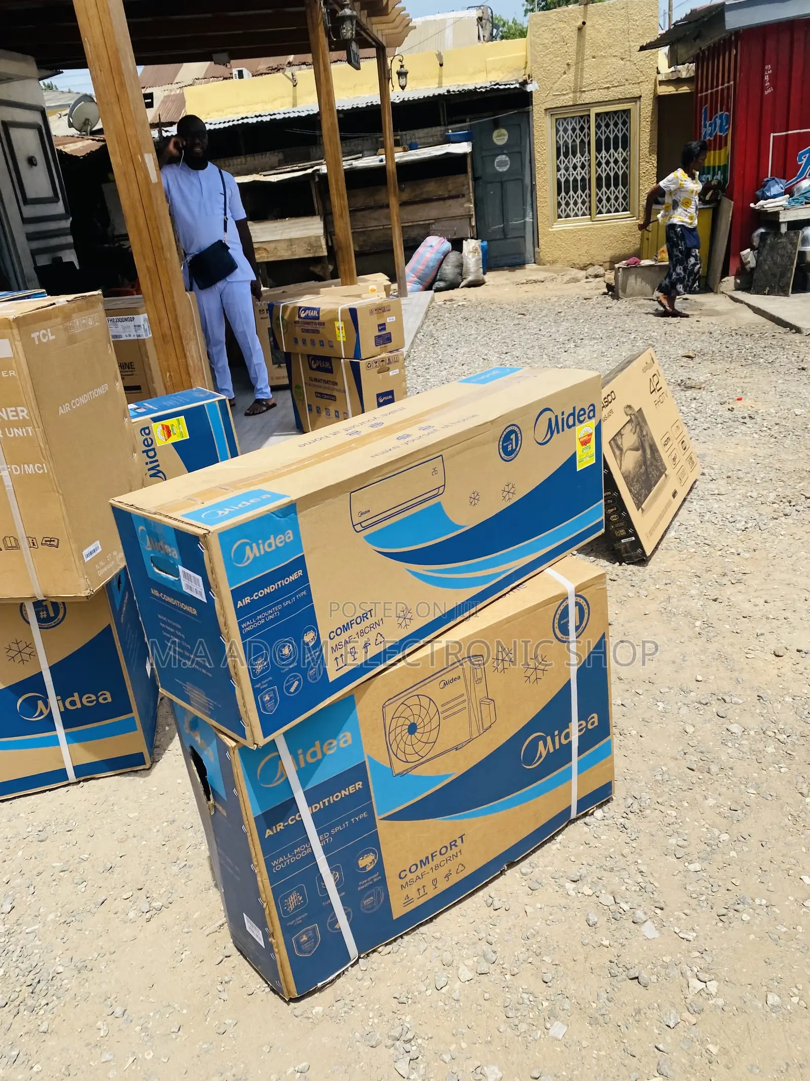 Extremely Chilling Midea 2.0hp Split Type Ac(White)R410.