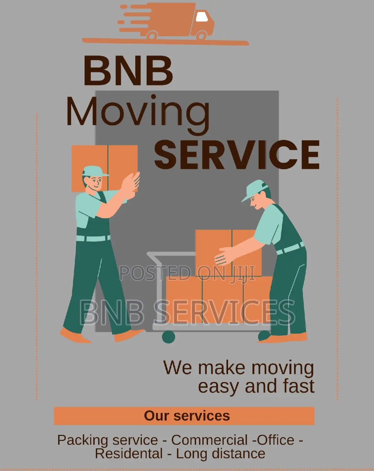 Moving Services In Kumasi