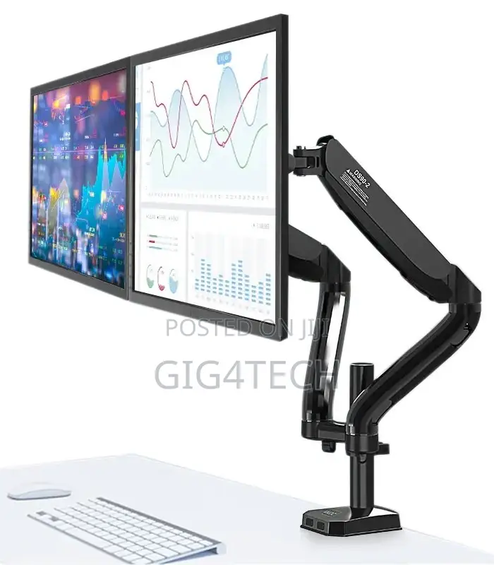 Led Monitor Double Arm Desk Mount Stand