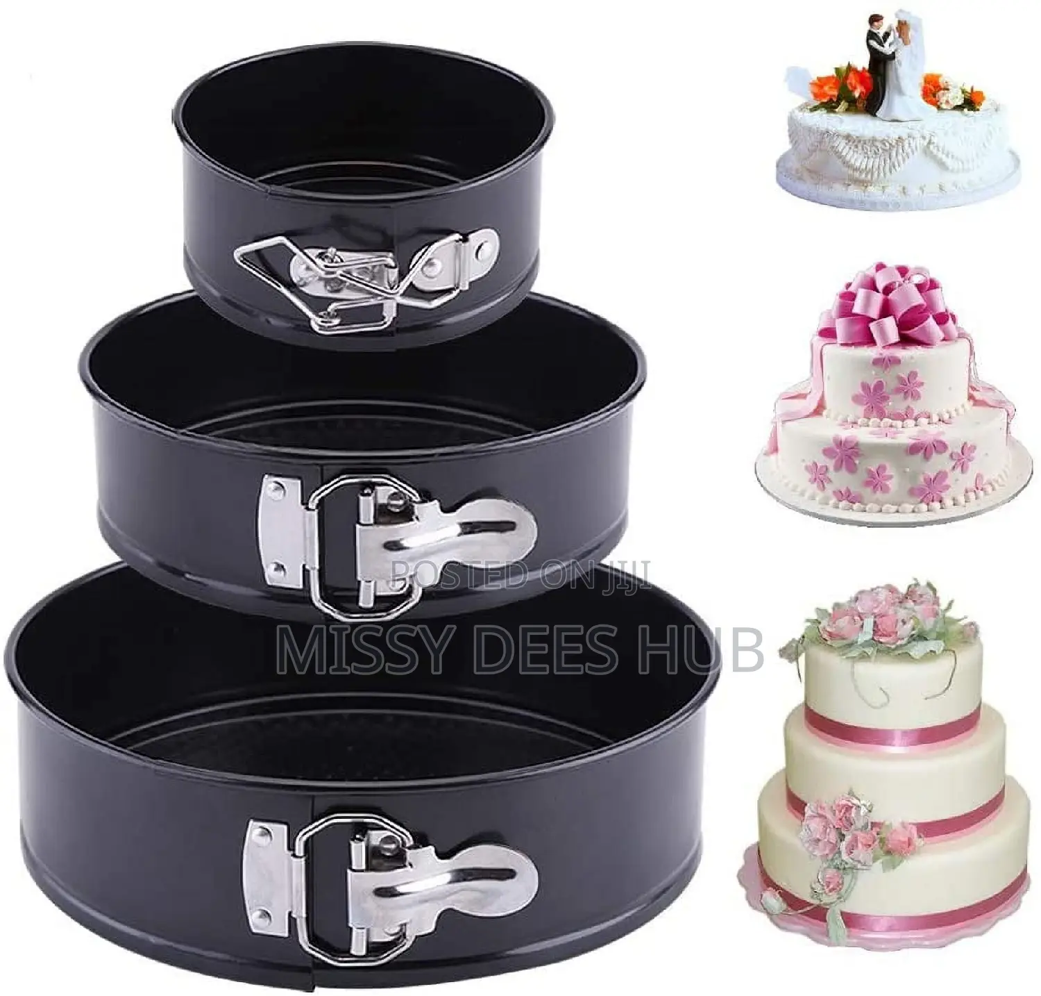 3pcs Round Cake Pans Set