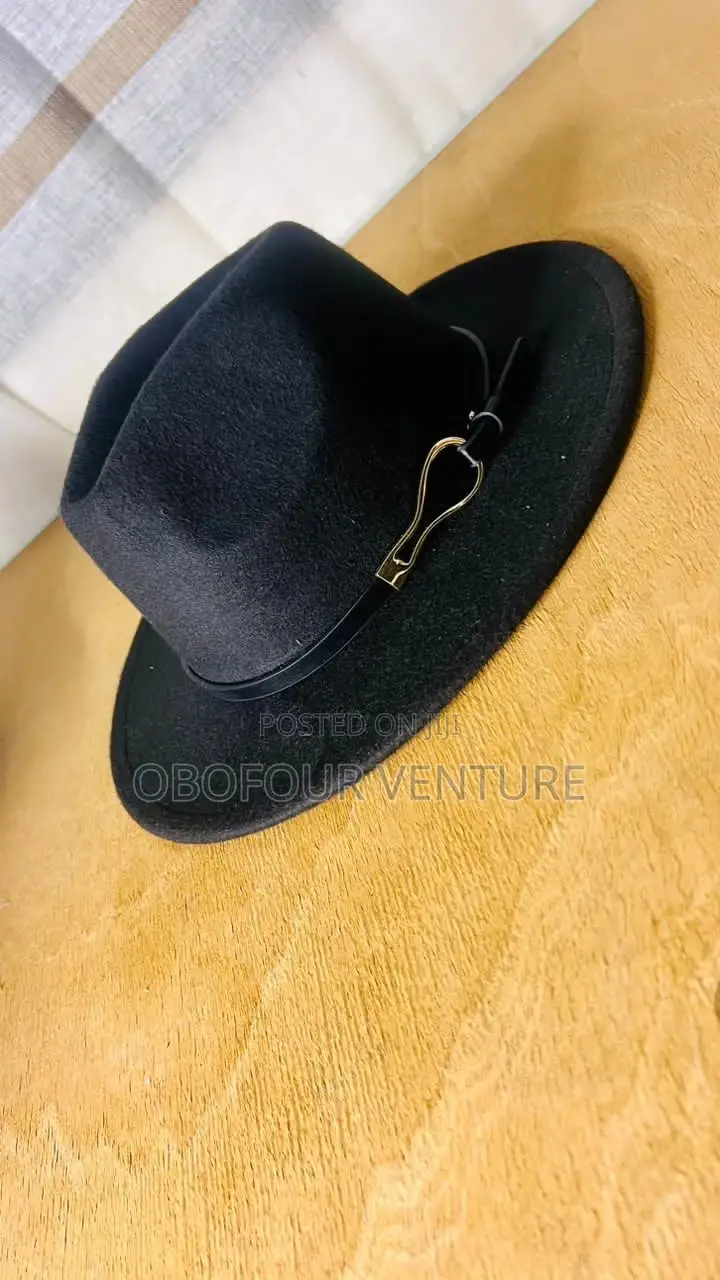 Angel! Black Fedora Hat for Every Season and All Occasions. 1z1g1u666