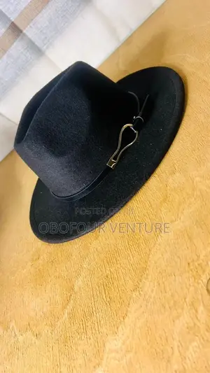 Angel! Black Fedora Hat for Every Season and All Occasions. 1z1g1u666