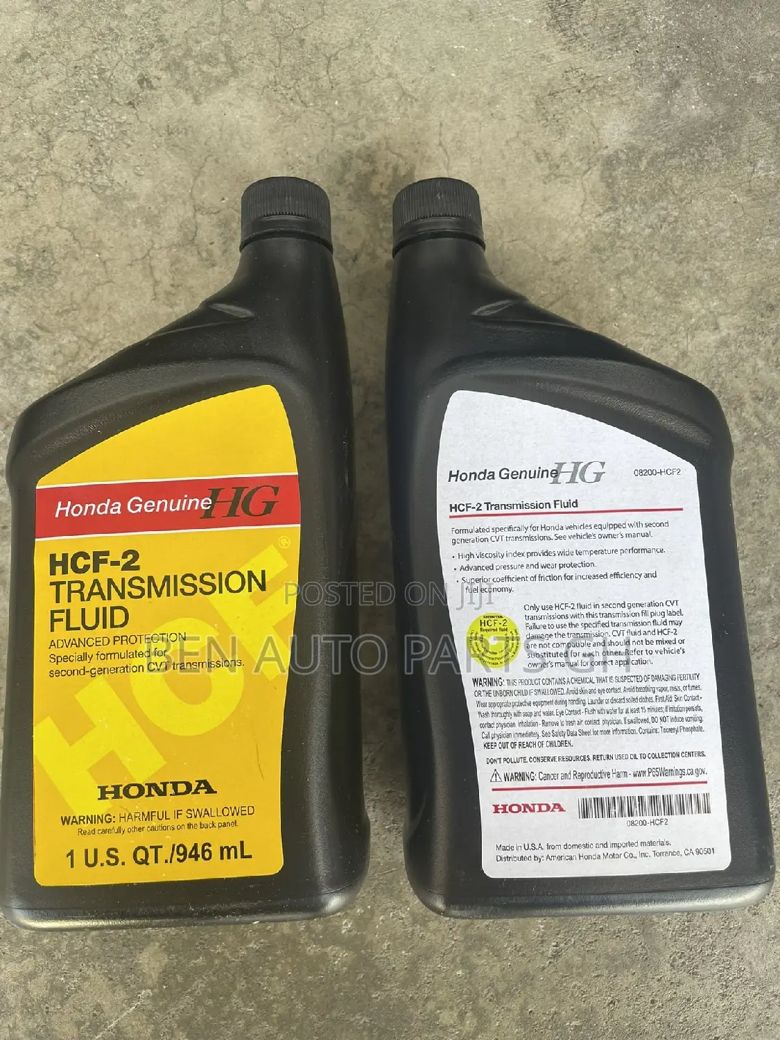 Genuine Honda HCF-2 CVT Fluid – 8 Quarts (8 X 1 Quart Bottles) OEM