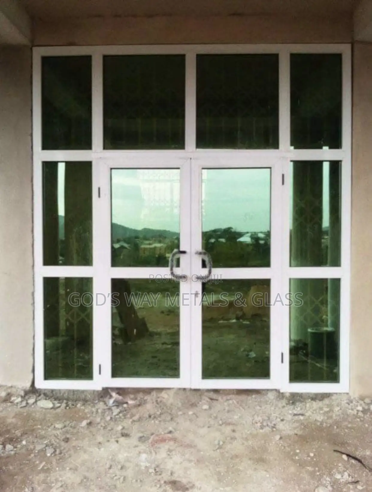 Shop Front Glass Doors.