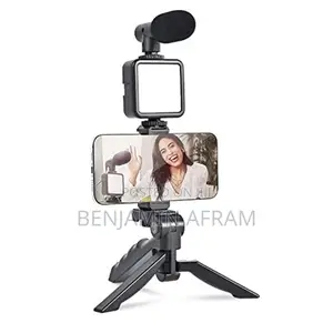Tripod With Light and Microphone AY-49