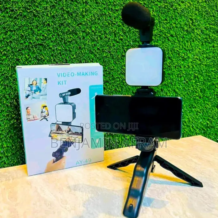 Tripod, Light and Mic Video Kits