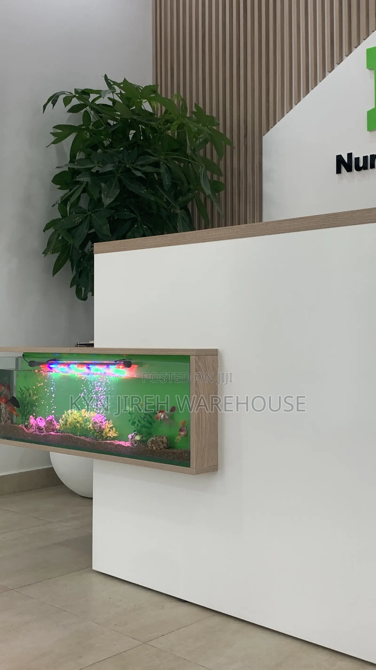 Nasa Counter Aquarium With Fishes