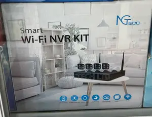 3mp 4-Channel Smart Wifi NVR Kit, 4ch Smart Wireless Kit 3mp