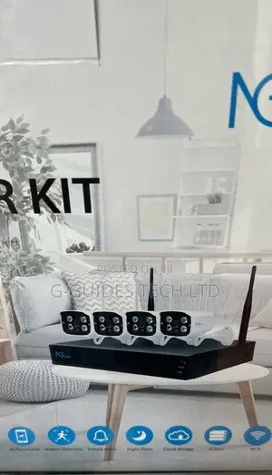 3mp 4-Channel Smart Wifi NVR Kit, 4ch Smart Wireless Kit 3mp