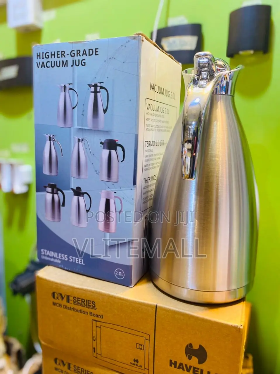 Stainless Steel Insulated Dual Layer Coffee Water Jug Therma