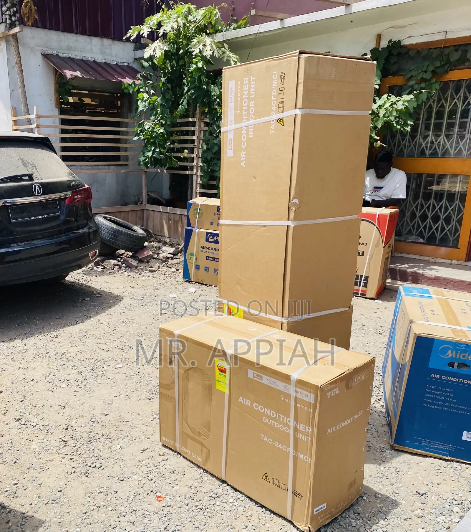 TCL 2.5hp Floor Standing Inverter Air Conditioner(White).