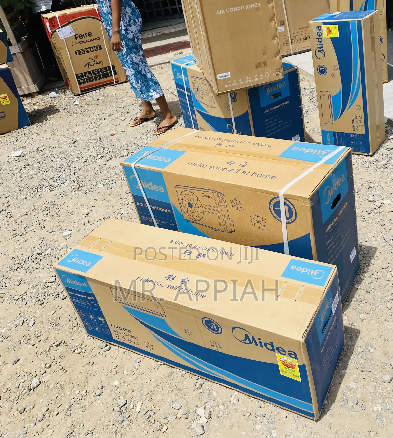 Shop Affordable Midea 2.5hp Split Type Ac(White)R410.
