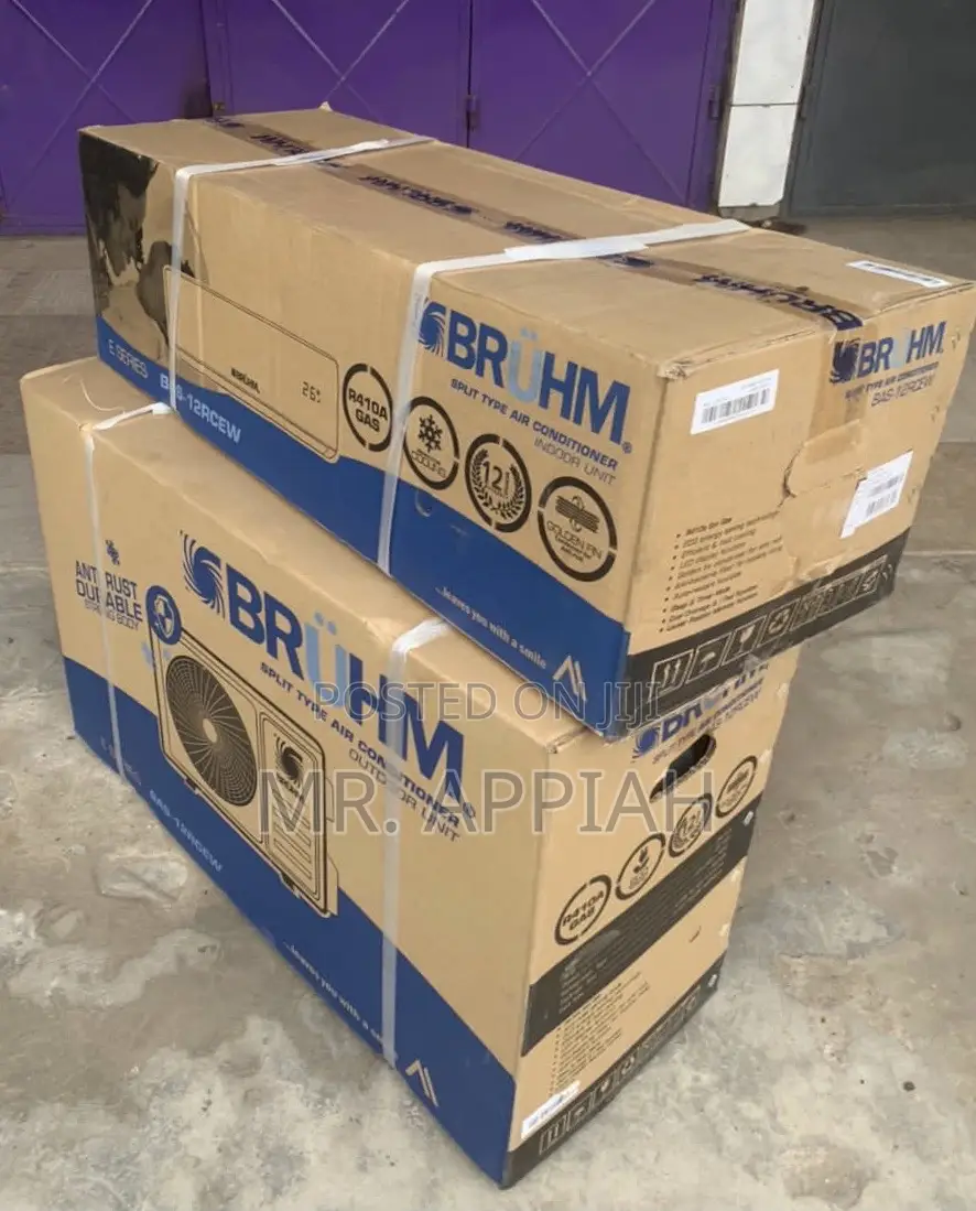 Authentic Bruhm 1.5hp Split Type Air Conditioner(R410).